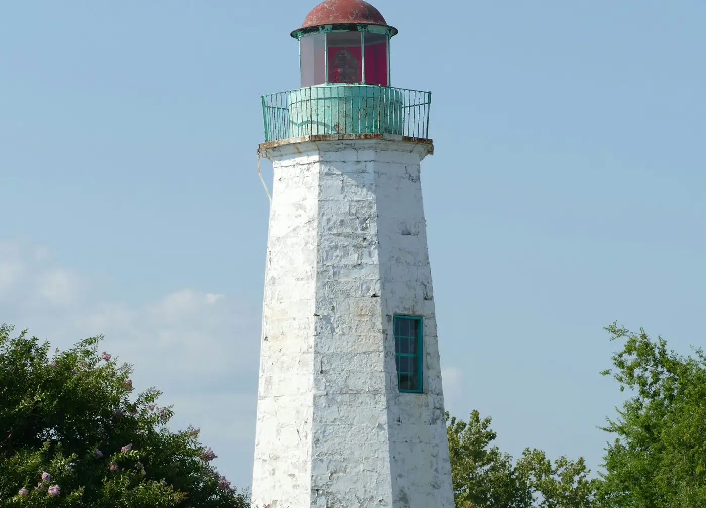Old Point Comfort Lighthouse at Fort Monroe in Hampton, Virginia, where PBT Bancorp helps Langley AFB families buy homes with VA loans