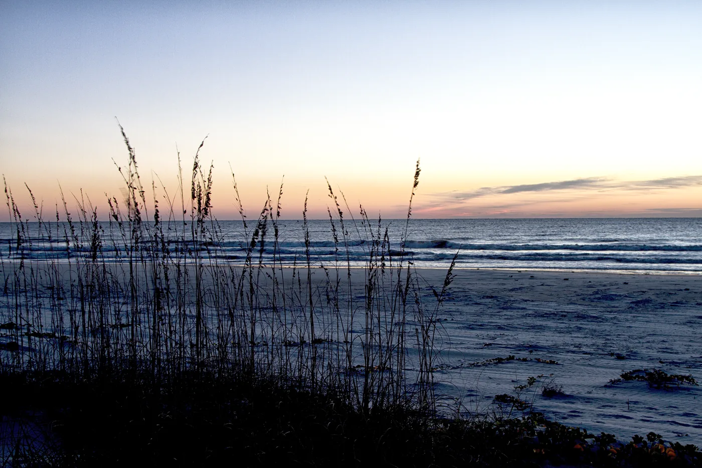 Sunrise over the undeveloped beach at Cumberland Island National Seashore near Kingsland and St. Marys, Georgia, where PBT Bancorp helps Kings Bay submariners buy homes with VA loans