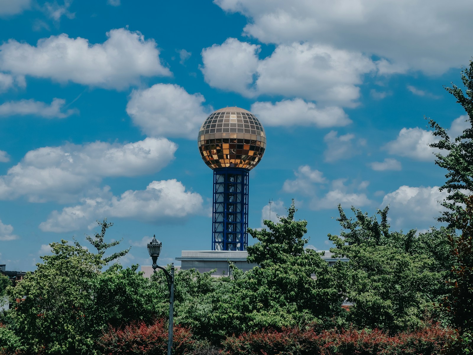 The Sunsphere and downtown Knoxville, Tennessee skyline, where PBT Bancorp helps Veterans buy with VA loans