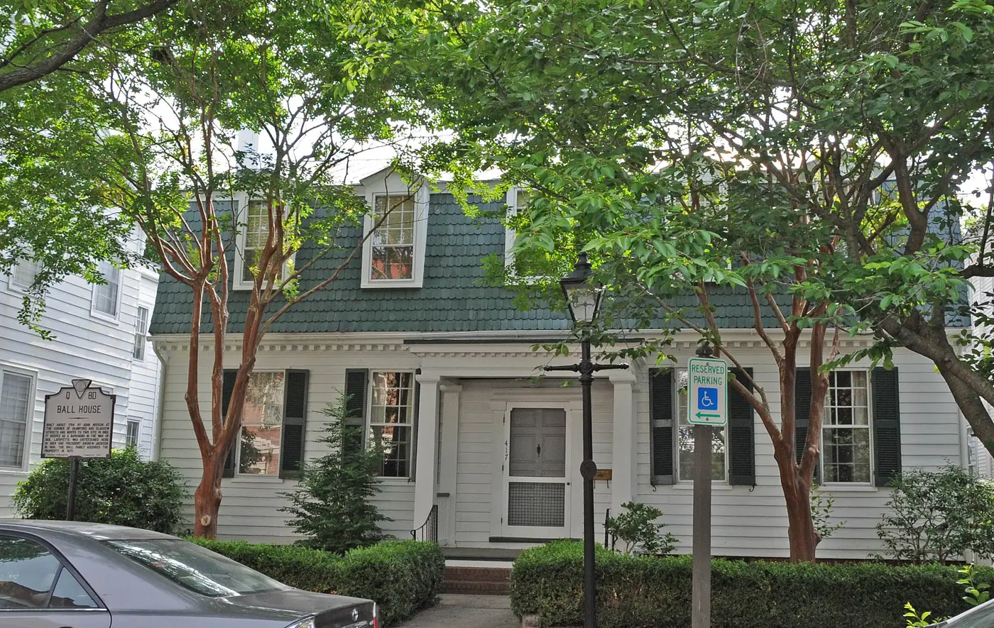 Historic 1784 Ball House in the Olde Towne district of Portsmouth, Virginia, where PBT Bancorp helps shipyard workers and Veterans buy homes with VA loans