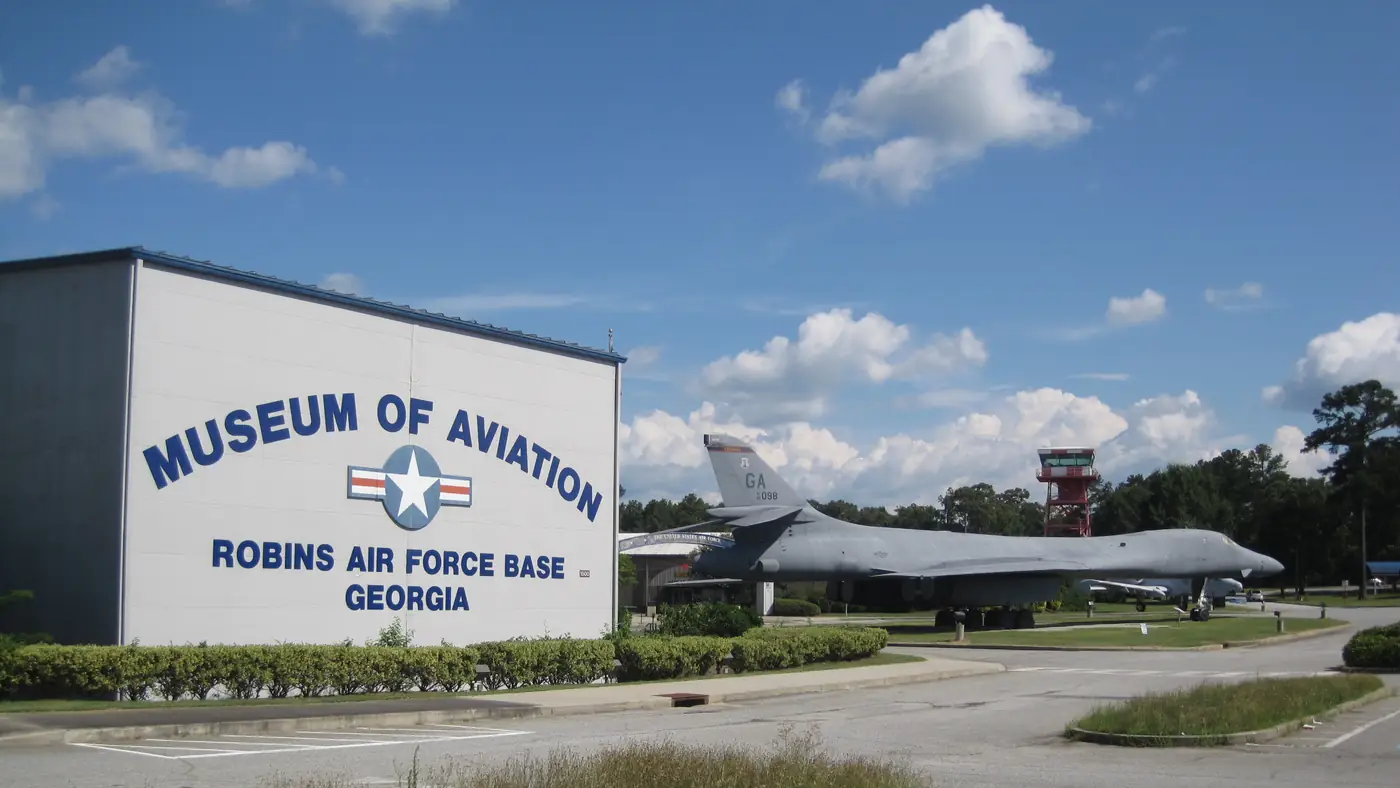 Museum of Aviation at Robins Air Force Base in Warner Robins, Georgia, where PBT Bancorp helps Airmen and Veterans buy homes with VA loans